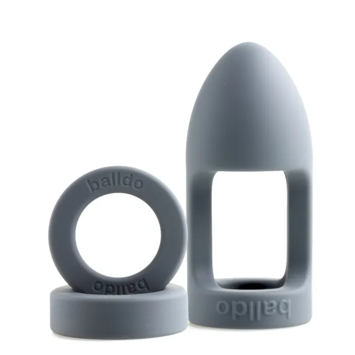 Dildos Nadgerz Balldo The Worlds First Ball Dildo Set Grey