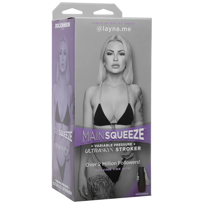 DOC JOHNSON Male Sex Toys Main Squeeze Girls Of Social Media
