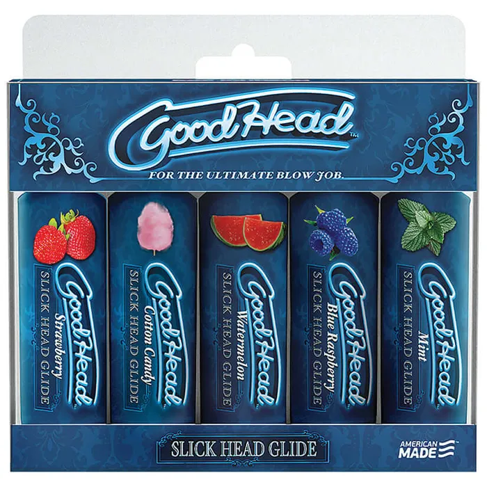 Enhancers DOC JOHNSON GoodHead Slick Head Glide 5 Pack 1oz