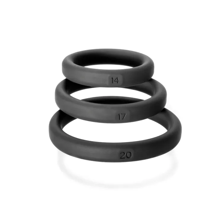 Perfect Fit Anal Xact Fit 3 Premium Silicone Rings 14 17 20
