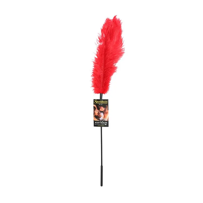 Sport Sheets Ostrich Feather Red Vibrators