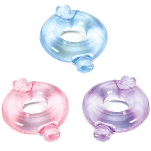 Vibrators Elastomer Bluepurplepink Set Spartacus