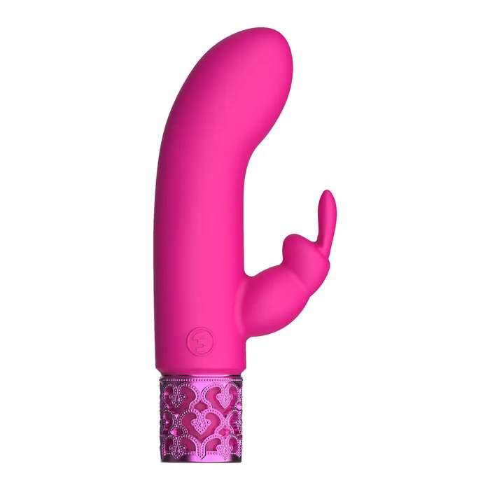 Vibrators Shots Toys Royal Gems Dazzling Rechargeable Rabbit Bullet Pink