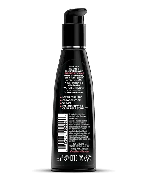 Wicked Birthday Cake 4 Oz Wicked Lubes Vibrators