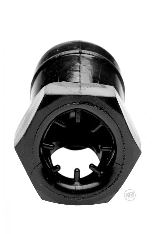 XR Brands Master Series Detained Black Restrictive Chastity Cage Male Sex Toys