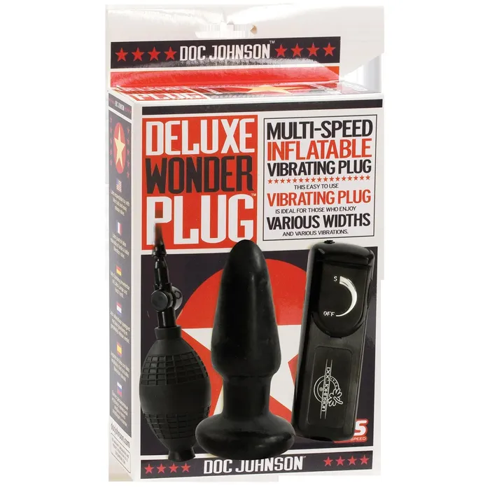 Doc Johnson Anal Deluxe Wonder Plug Black
