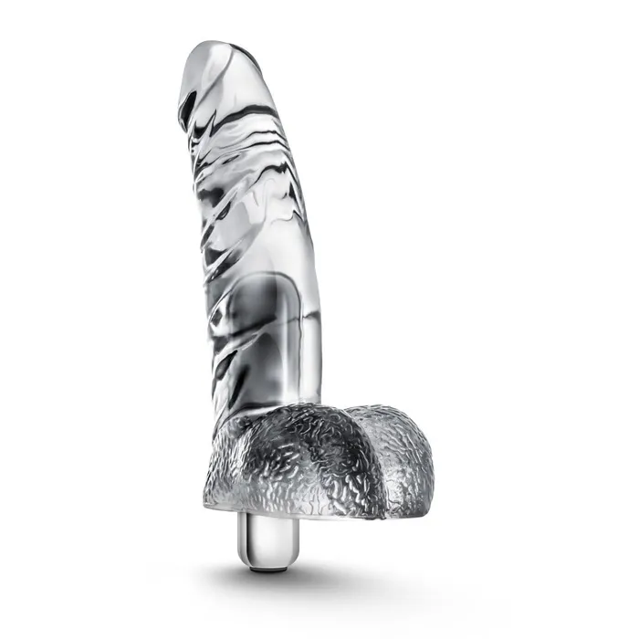 Naturally Yours Vibrating Ding Dong Clear Blush Novelties Dildos