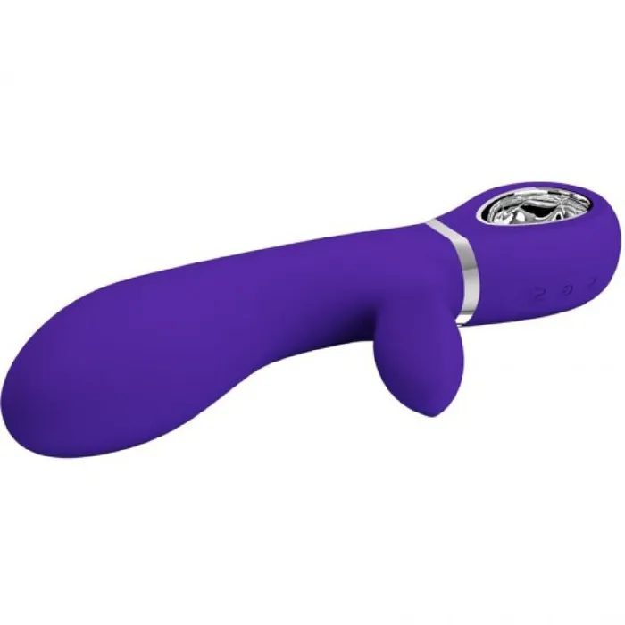 Pretty Love Vibrators Thomas Super Soft Silicone Rabbit Vibrator Purple Pretty Love Vibrators Thomas Super Soft Silicone Rabbit Vibrator Purple