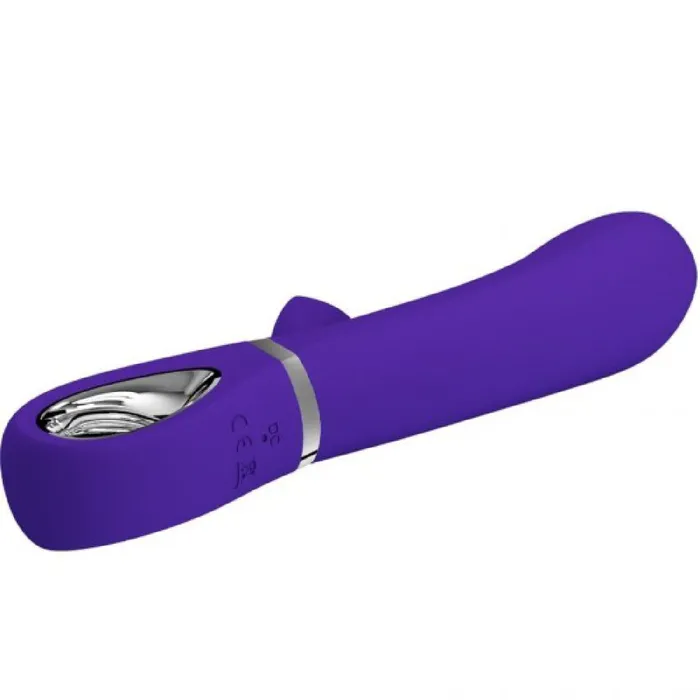 Pretty Love Vibrators Thomas Super Soft Silicone Rabbit Vibrator Purple Pretty Love Vibrators Thomas Super Soft Silicone Rabbit Vibrator Purple