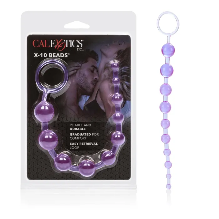 Vibrators CalExotics X10 Beads Purple Vibrators CalExotics X10 Beads Purple