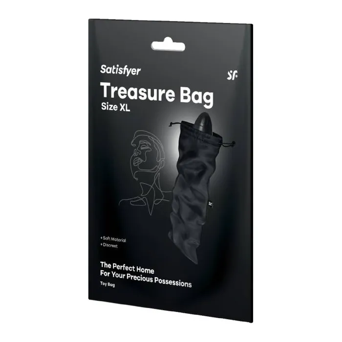 Anal Satisfyer Treasure Bag Black Extra Large