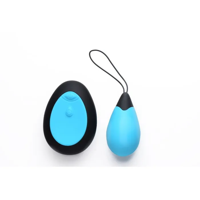 Bang 10X Vibrating Egg w Remote Blue Vibrators