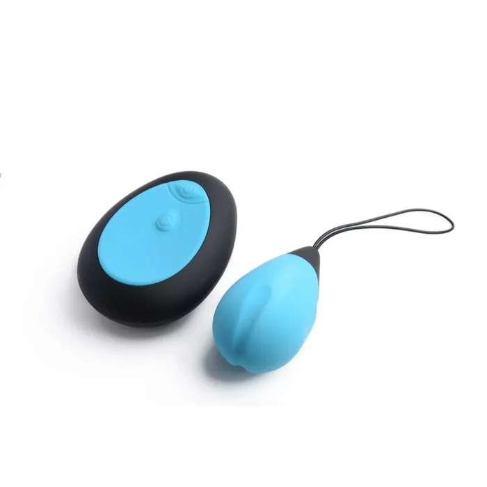 Bang 10X Vibrating Egg w Remote Blue Vibrators
