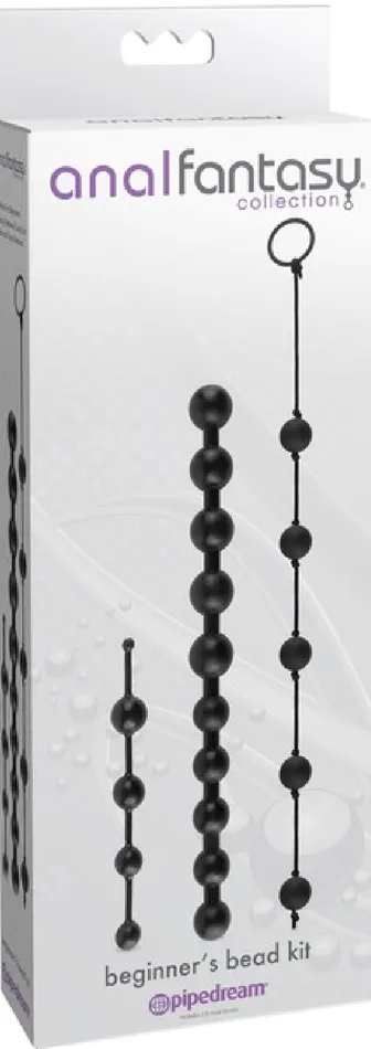 Beginners Bead Kit Black Pipedreams Anal
