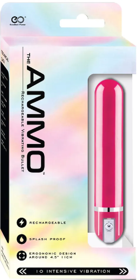 Excellent Power Vibrators The Ammo Rechargable Bullet Pink Vibrator Sex Adult Pleasure Orgasm Excellent Power Vibrators The Ammo Rechargable Bullet Pink Vibrator Sex Adult Pleasure Orgasm
