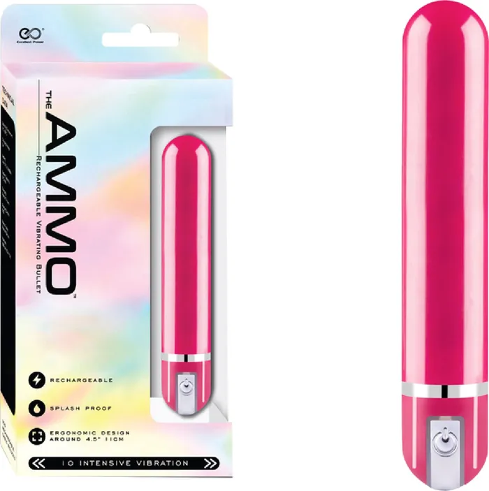 Excellent Power Vibrators The Ammo Rechargable Bullet Pink Vibrator Sex Adult Pleasure Orgasm Excellent Power Vibrators The Ammo Rechargable Bullet Pink Vibrator Sex Adult Pleasure Orgasm