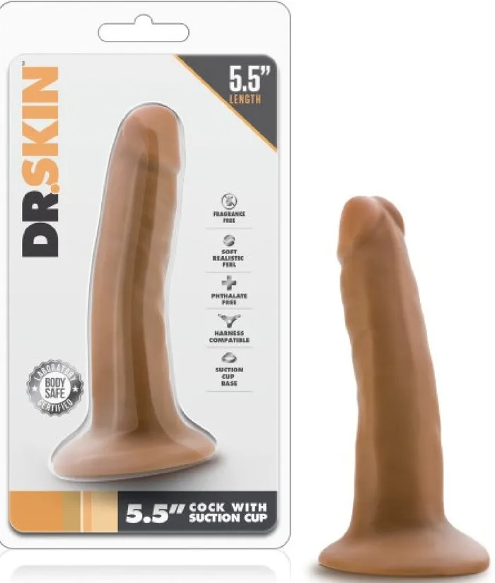 Female Sex Toys 55 Inch Cock With Suction Cup Mocha Blush Novelties