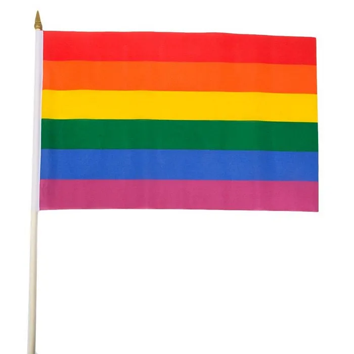 Gaysentials Rainbow Stick Flag Anal
