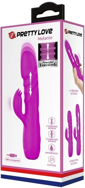 Pretty Love Vibrators Rechargeable Melanie Purple