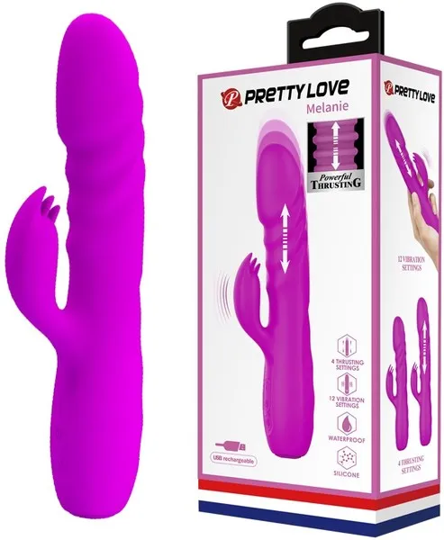 Pretty Love Vibrators Rechargeable Melanie Purple