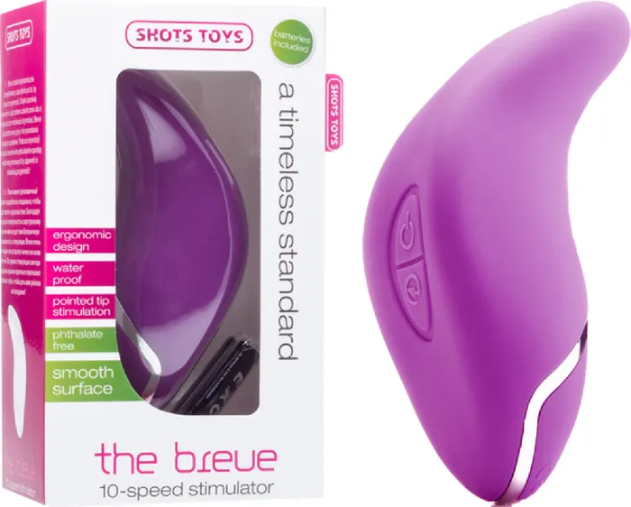 The Breve Purple Vibrator Sex Adult Pleasure Orgasm Shots Media Vibrators