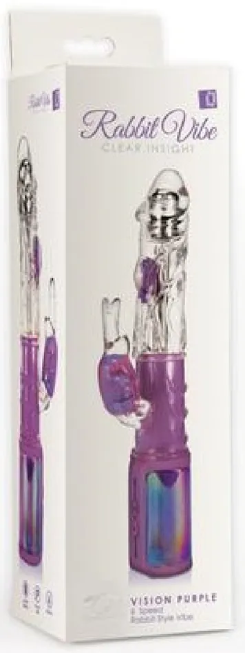 Topco Sales Vibrators Rabbit Vibe Clear Insight