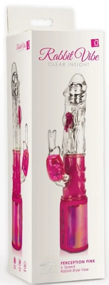 Topco Sales Vibrators Rabbit Vibe Clear Insight