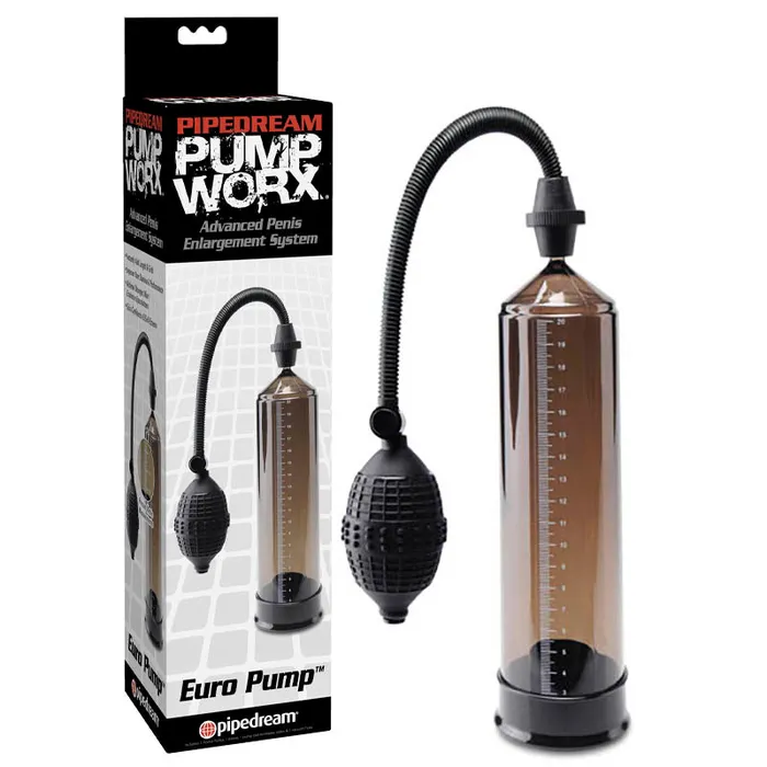 Male Sex Toys Pump Worx Euro Pump Smoke Penis Pump Pipedream