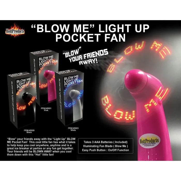 Anal Blow Me Fan Black HOTT Products