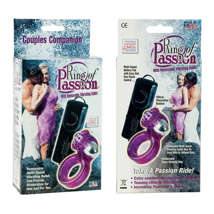 California Exotic Novelties Male Sex Toys Ring of Passion