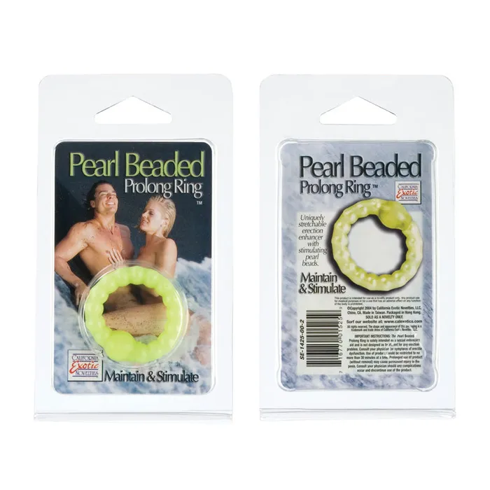 California Exotic Novelties Prolong Beaded Ring Male Sex Toys