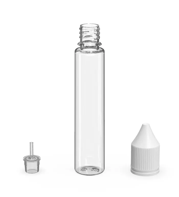 Chubby Gorilla Dildos Chubby Gorilla 30ML Unicorn Bottle V3 Clear BottleWhite Cap