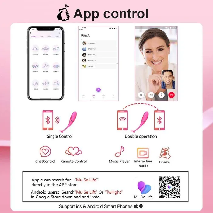 Couples SxLife Official Vibrating Egg Panties mobile phone Remote Control Toys for women