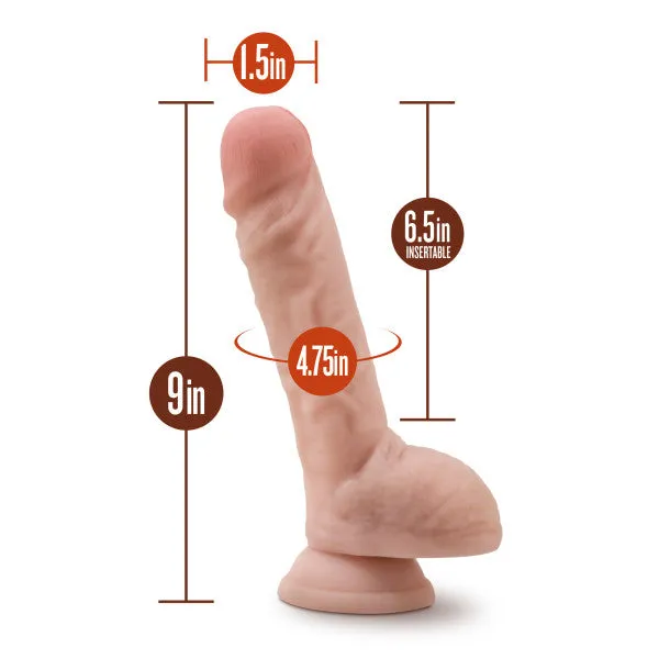 Female Sex Toys Silicone Willys 9 W BallsVanilla Blush Novelties
