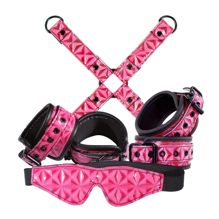 NS Novelties Couples Sinful Bondage Kit Pink