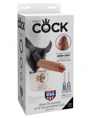 Pipedream Products Kc StrapOn Harness With 9 Uncut Hollow Cock Tan Female Sex Toys Pipedream Products Kc StrapOn Harness With 9 Uncut Hollow Cock Tan Female Sex Toys