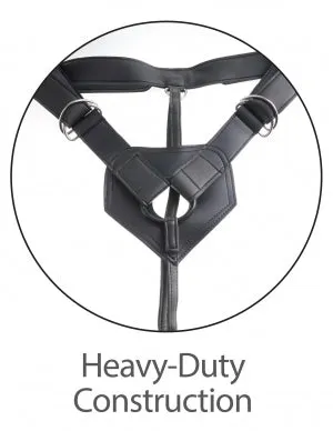 Pipedream Products Kc StrapOn Harness With 9 Uncut Hollow Cock Tan Female Sex Toys