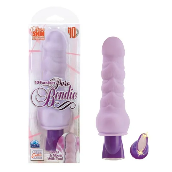Pure Bendie Purple 10 Function California Exotic Novelties Vibrators