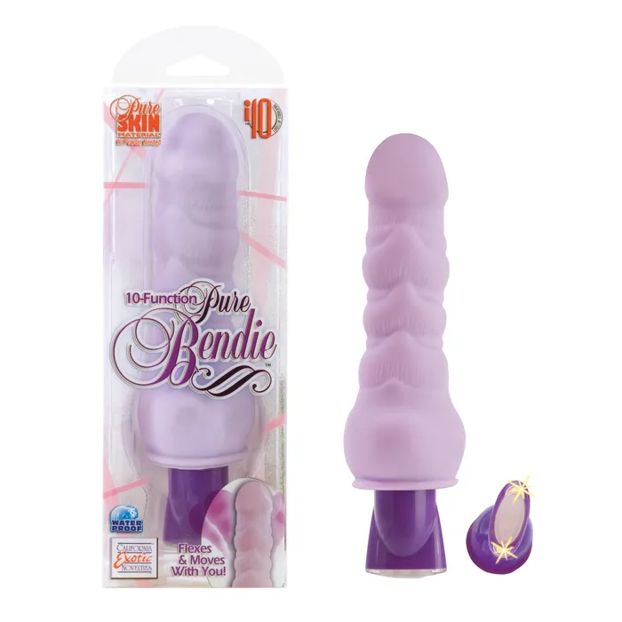 Pure Bendie Purple 10 Function California Exotic Novelties Vibrators
