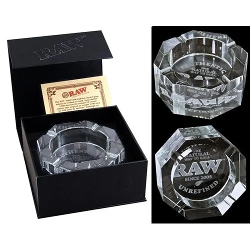 RAW Lead Free Crystal Ashtray RAW Anal
