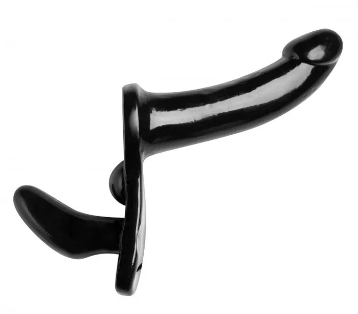 Strap U Plena Noir Double Sided Penetration Strap On Harness XR Brands Female Sex Toys