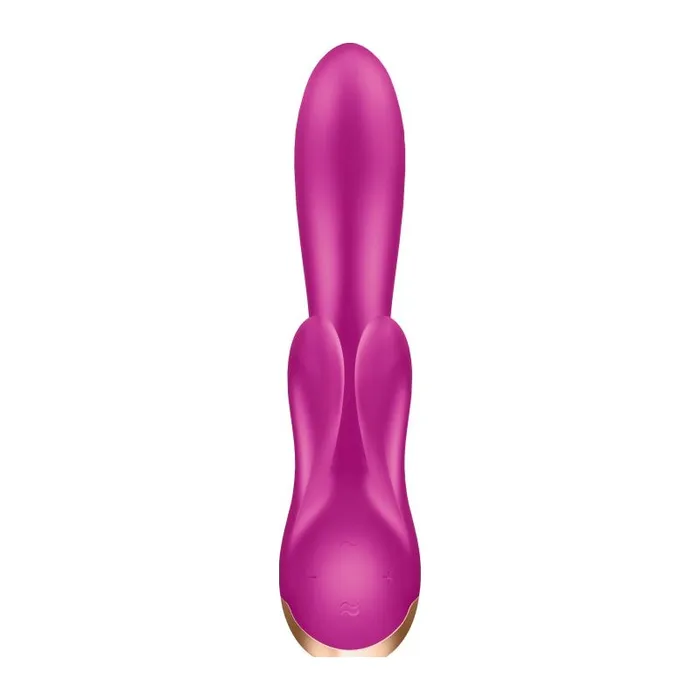 Vibrant Vibes Australia Quality Sex Toys Great Prices Vibrators Satisfyer Double Flex App Rabbit Vibrator Violet