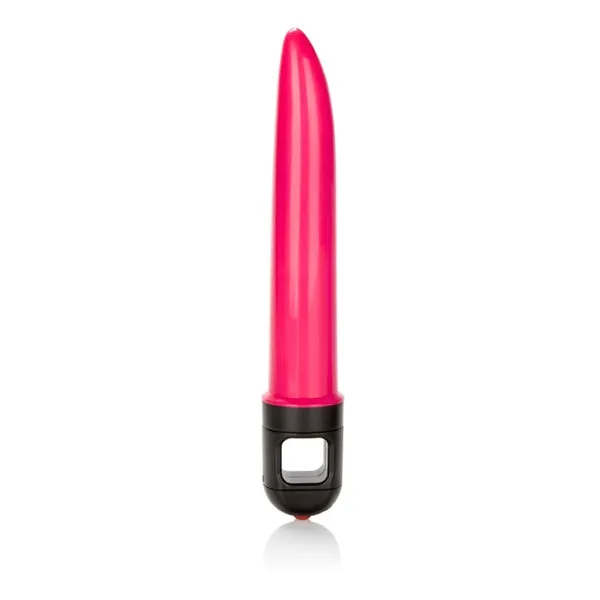 Vibrators California Exotic Novelties Double Tap Speeder 6 12 In Pink