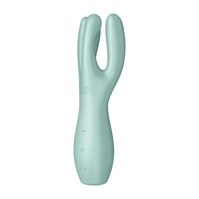 Vibrators Satisfyer Threesome 3 Layon Vibrator Mint Satisfyer