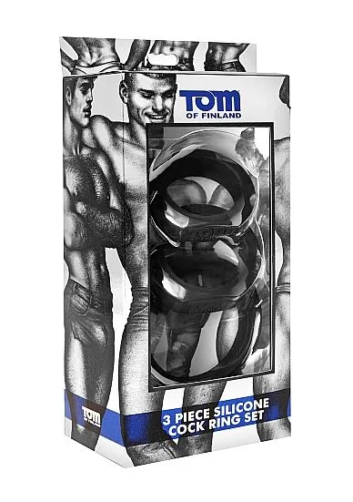 Anal TOM OF FINLAND SET 3 ANELLI PENE TOM OF FINLAND