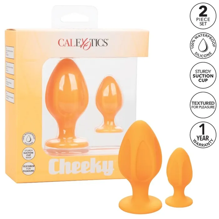CALIFORNIA EXOTICS Vibrators CALEX CHEEKY BUTTPLUG ARANCIO
