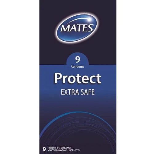 Male Sex Toys Mates Protect Extra Safe Condoms 9 Pack Mates