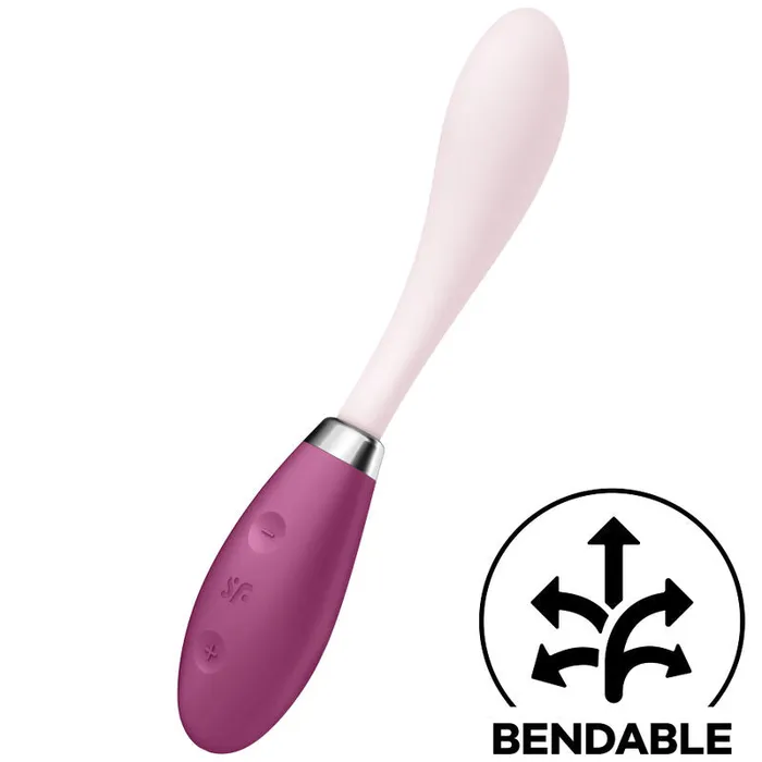 MULTI VIBRATORE SATISFYER GSPOT FLEX 3 ROSSO SATISFYER VIBRATOR Vibrators