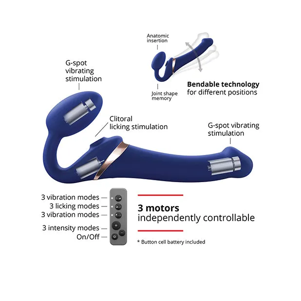 Strap On Me Female Sex Toys Multi Orgasm Bendable Strapless Strap On