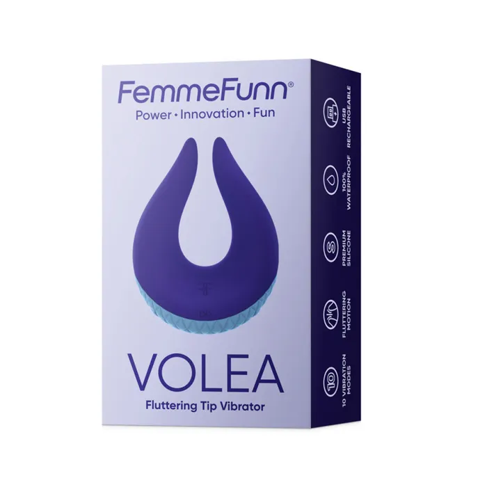 Vibrators Femme Funn Volea Fluttering Tips Vibe